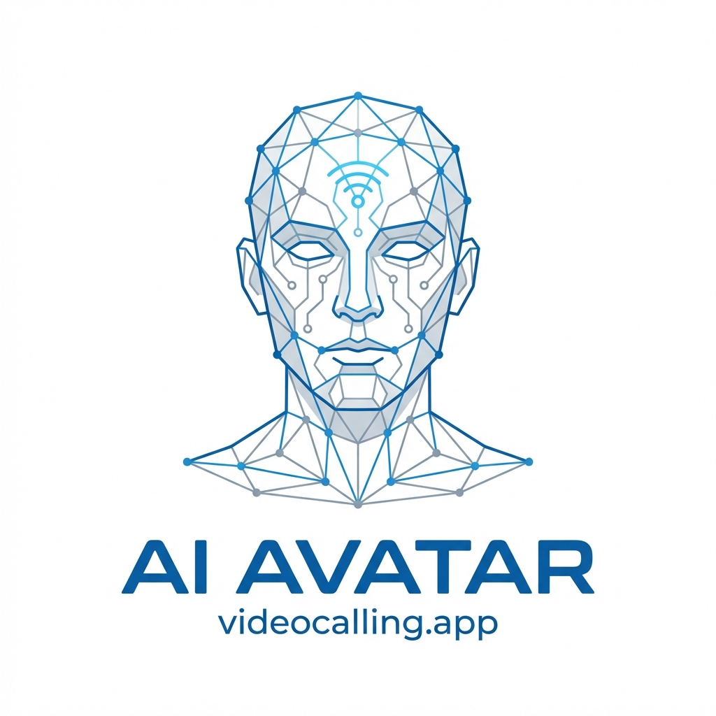 Illustration of AI Avatar in video calling